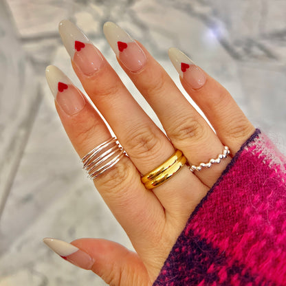 «TRIPLE ARC RING» — Modern Stacked Adjustable Band