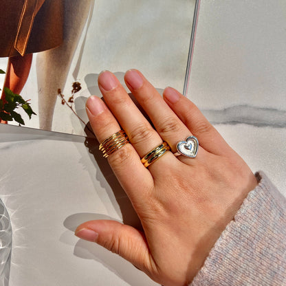 «TRIPLE ARC RING» — Modern Stacked Adjustable Band